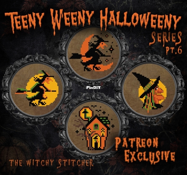 Wicked Witches - Teeny Weeny Halloweeny - The Witchy Stitcher.jpg