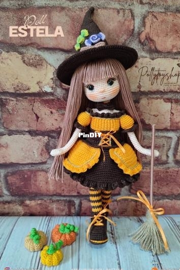 Pollytoyshop - Özlem Kurt - Estela Doll 30cm - Spanish