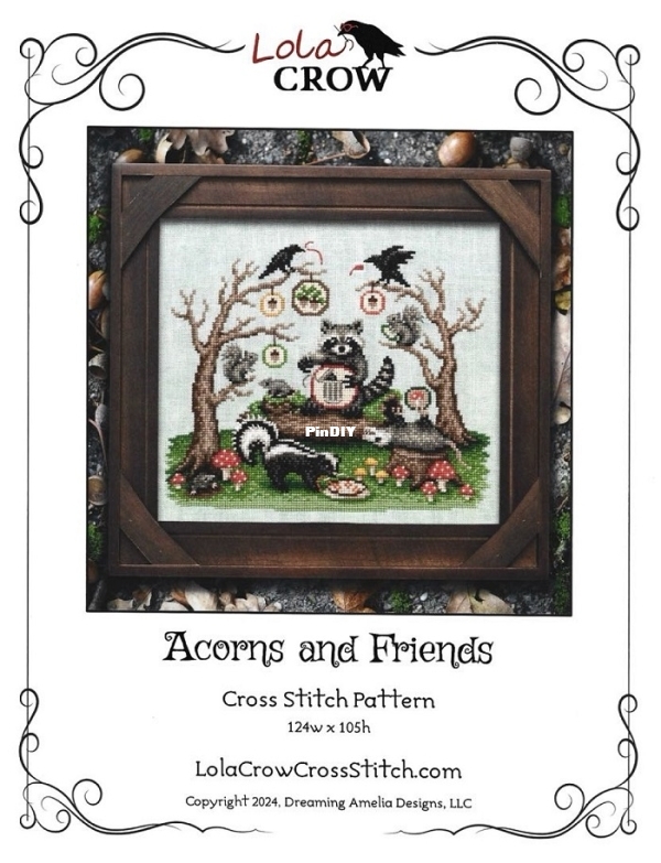 Lola Crow Cross Stitch - Acorns and Friends.jpg