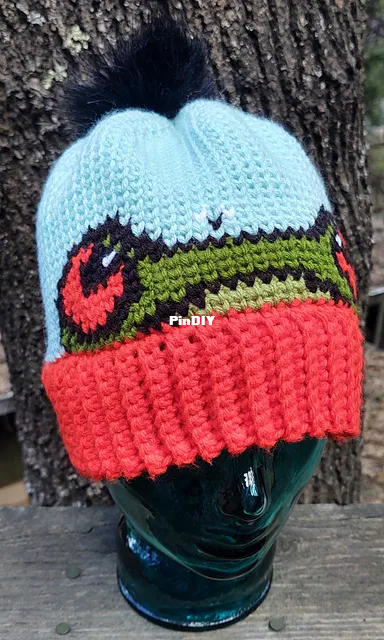 Woman Walking a Wire - Christine Anne Melvin - Robbie the Ribbiter Beanie.jpg
