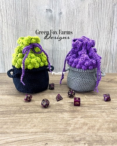 Green Fox Farms Designs - Lisa M Fox - Cerridwen's Cauldron Dice Bag.jpg