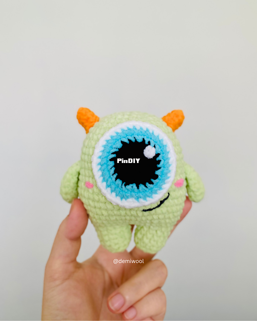 Demiwool - Demi Tran - Green Monster - Mike fom Monsters, Inc._01.png