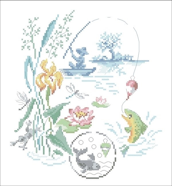 Le petit poisson et le pêcheur - Veronique Enginger.jpg
