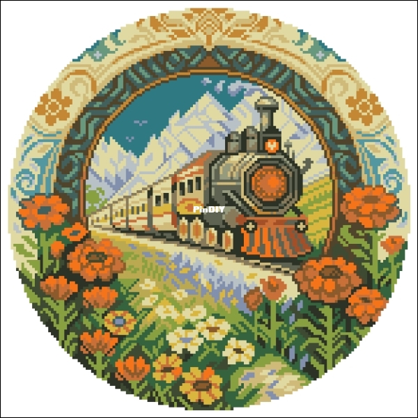Stitchingland Art Noveaux Train.jpg