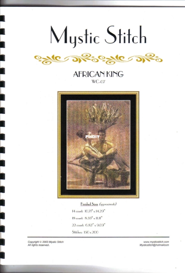 Mystic Stitch WC 07 African King pic.jpg
