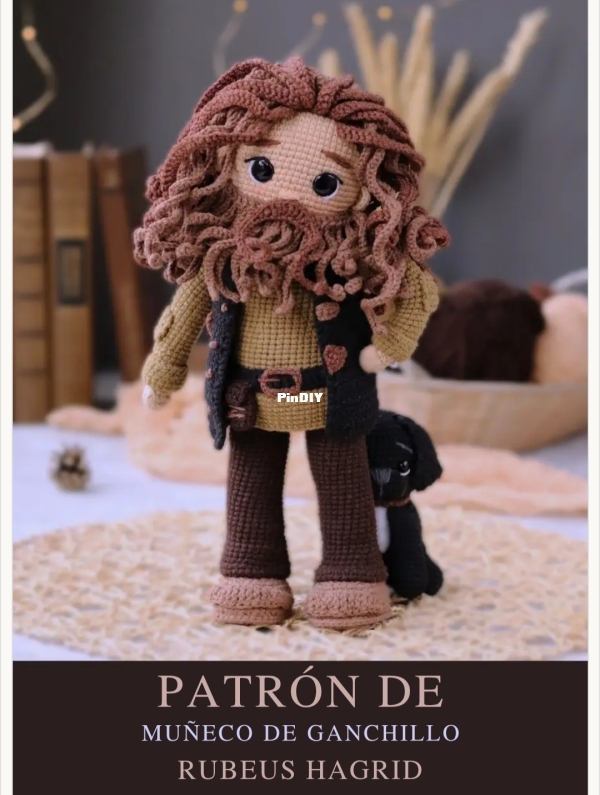 Polly Toys Crochet - Dasha Lobacheva - Rubeus Hagrid - Spanish