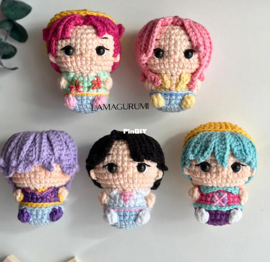 Crochet pattern for the heart - stealing Idols Amigurumi