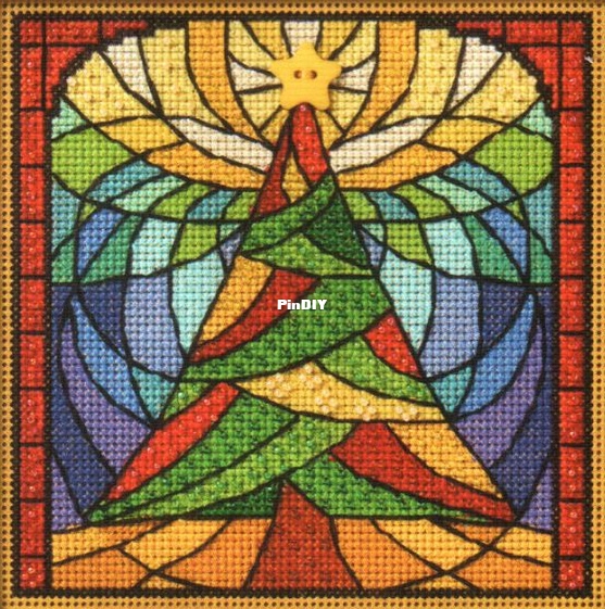 Mill Hill MH14-2532 Stained Glass Tree.jpg