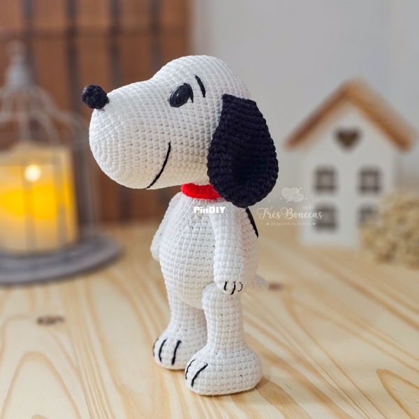 Ateliê Três Bonecas - Amigurumis by Patricia - Patricia Esteves Rodrigues - Snoopy - Portuguese