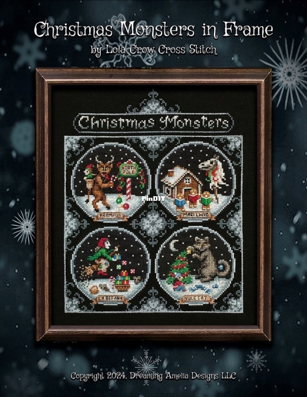Lola Crow - Christmas Monsters in Frame.jpg