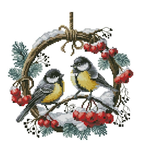 Pair of bluetits on wreath pm.jpg