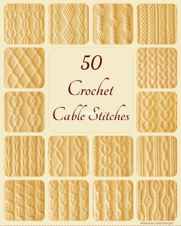 50 Crochet Cable Stitches Book Cover