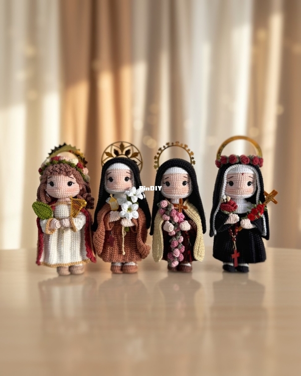 Ferpi Crochet - Fernanda Pitaluga - Alma Fde Algodão - Cotton Soul - Saint Clare of Assisi - Santa  ...