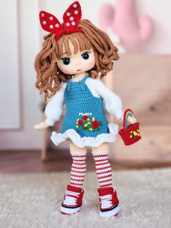 Naz Tasarım Bahçesi - Gül Doll - Roza 30cm - English