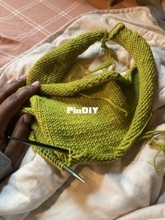 picture of current knitting project
