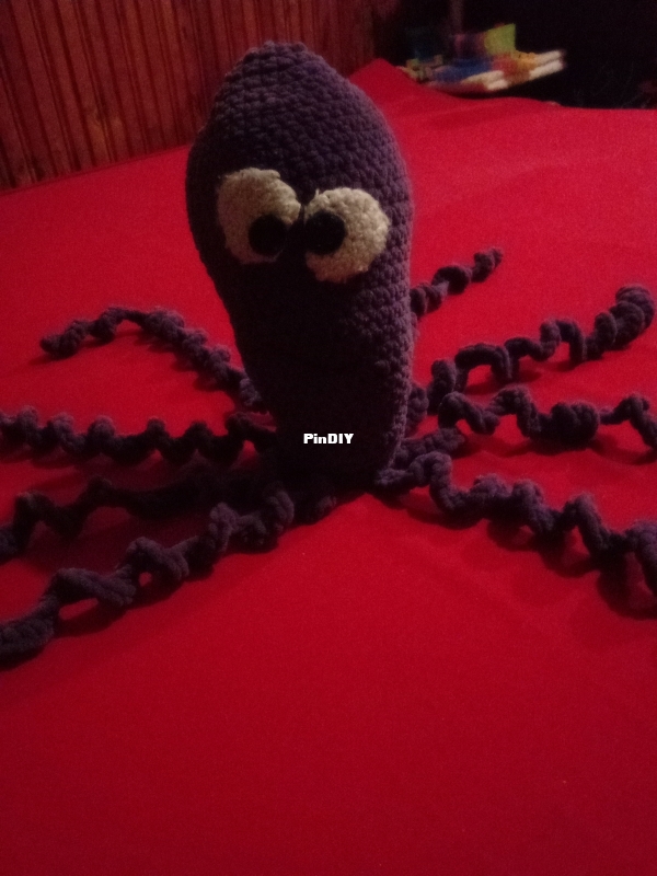 Purple octopus 
