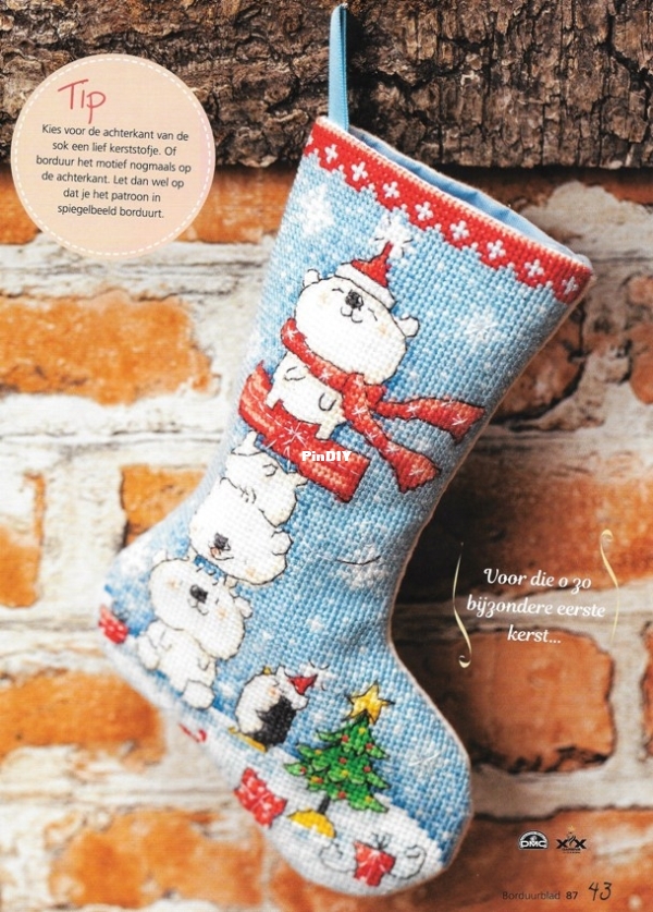 Polar Bear Baby Stocking-Kerstkous baby JPG.jpg