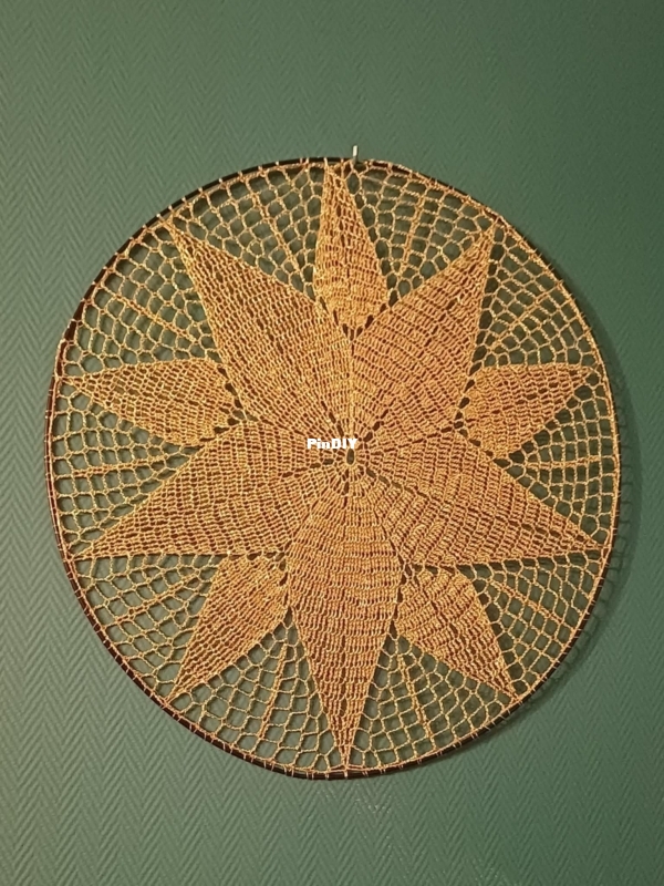 étoile au crochet
