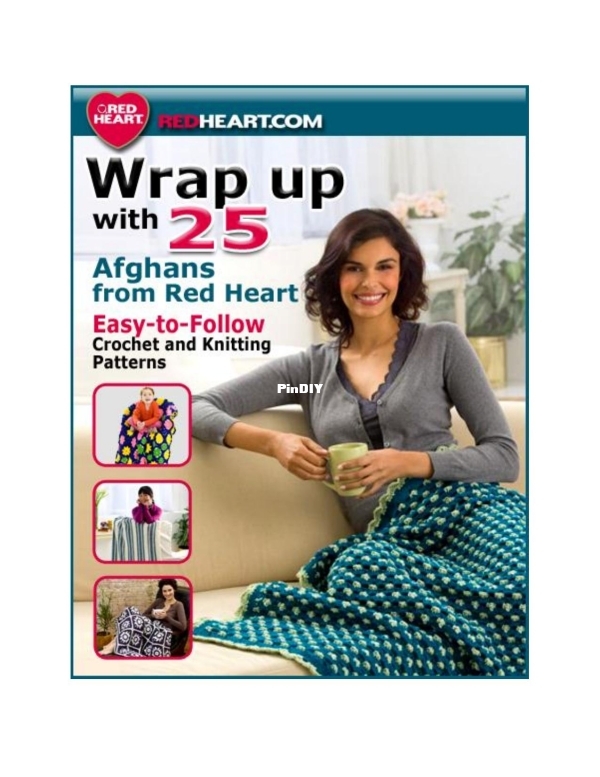 25 Afghan Patterns from Red Heart