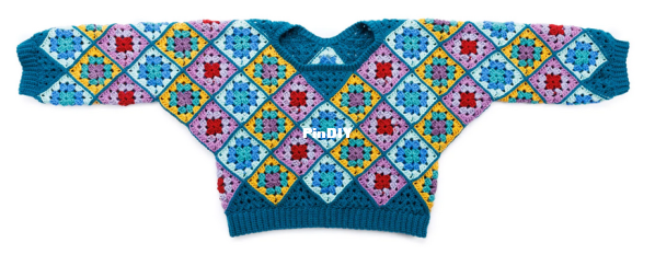 Grannies On-a-Bias Crochet Pullover 3.png
