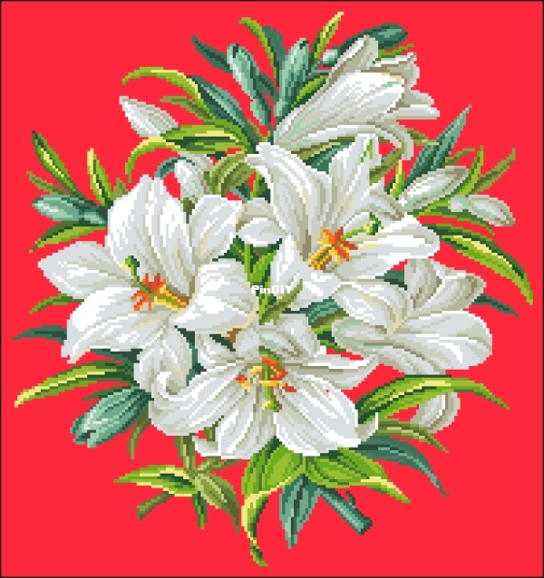 Hertz & Wegner 4021-Lilies Bouquet.jpg