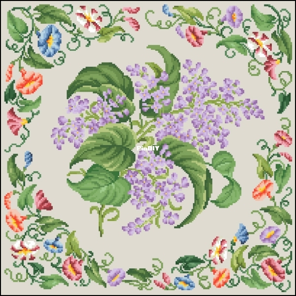 A.Nicolai - Lilac Branches and bindweed flowers.jpg