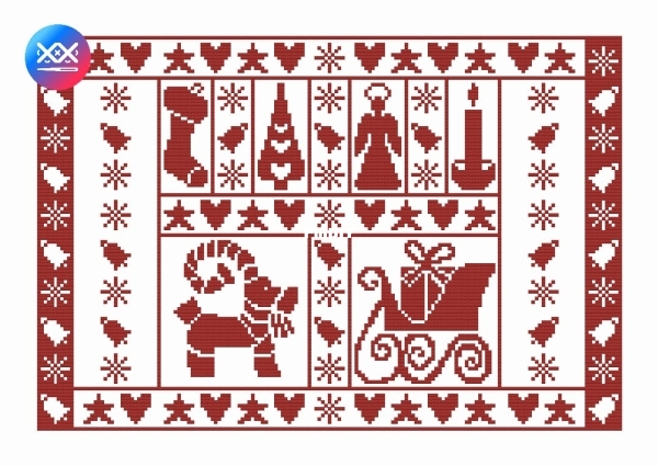 Permin 83-6224 Christmas Spirit Pillow.jpeg