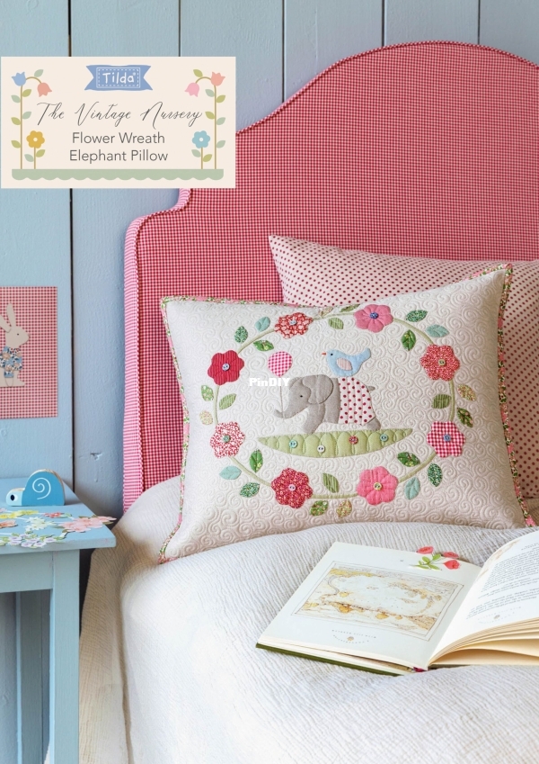 Tilda-Flower wreath elephant pillow.jpg