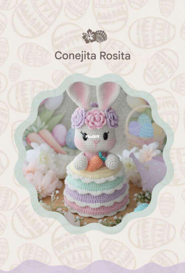 Atelie Floraqua - Manuela Oberg - Reversible Bouquet - Pink Bunny - Ramo reversible - Cconejita Rosi ...