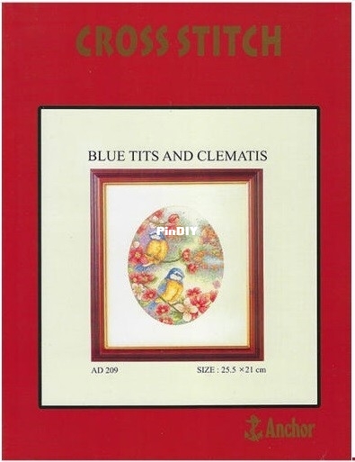 Anchor AD209 Blue Tits and Clematis_1.jpeg