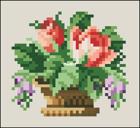 Mini roses in a basket.jpg