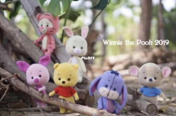 Amigurumi by Orange - Orange Amigurumi - Namsom Pan - Amigos Whinnie Pooh - Winnie the Pooh Friends  ...