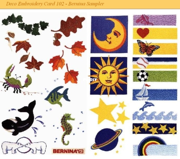 Bernina Card #102 Sampler