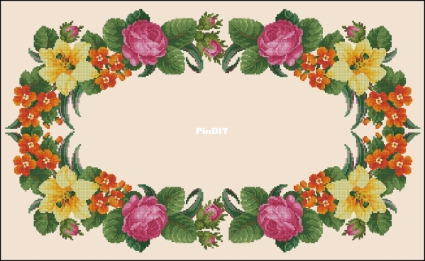 Berlin woolwork  napkin roses and lilies.jpg