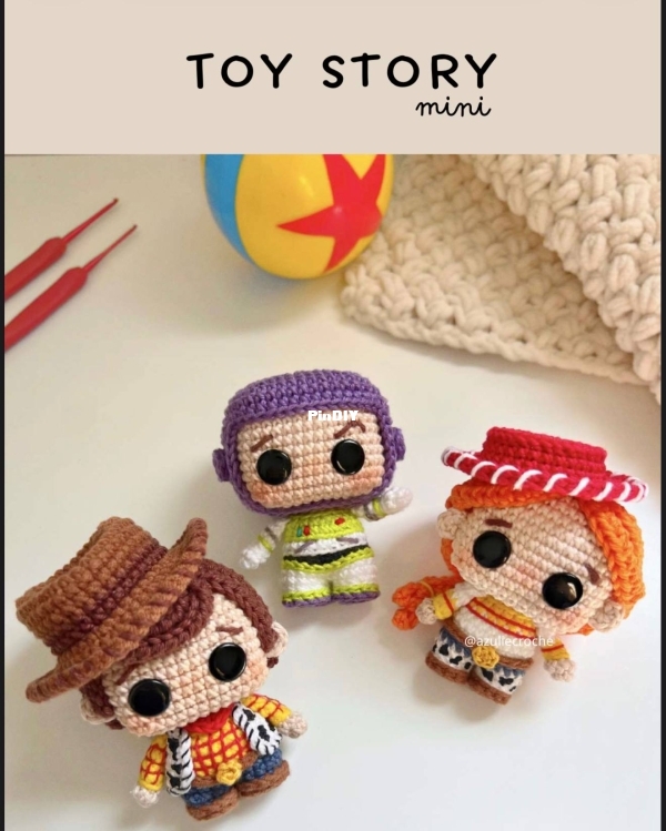Azulie Croche - Viviane Larangeiras - Toy Story Mini Ebook - Portuguese
