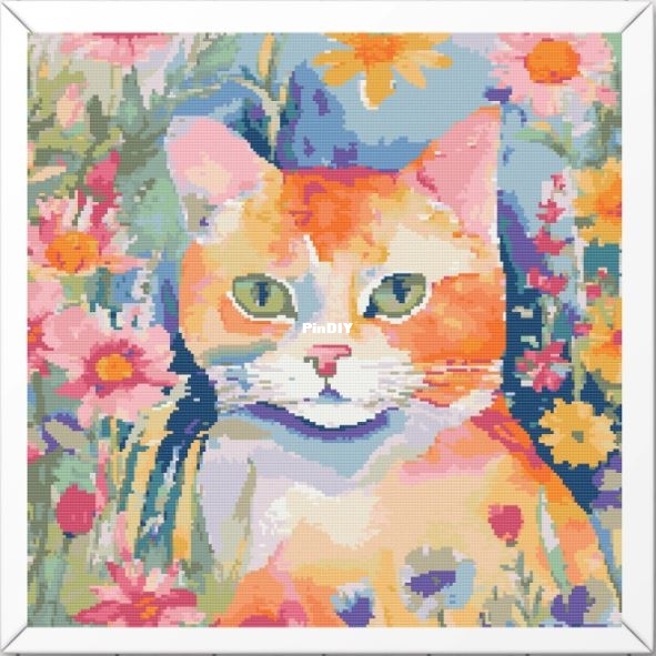 Colourful Ginger Cat.jpeg