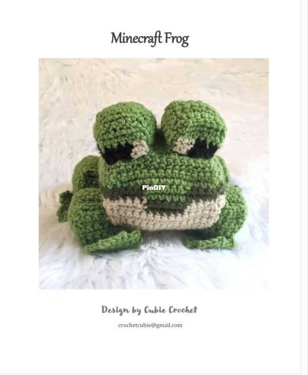 Minecraft Frog Crochet