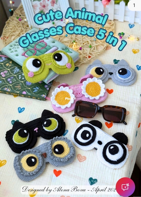 Alona Bova - Amidolls Amitoys - Cute Animal Clases Case 5 in 1
