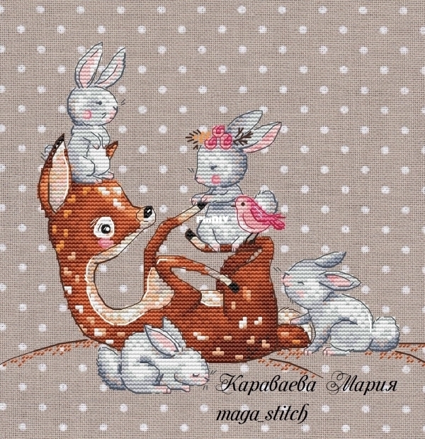 Cute Friends by Maria Karavaeva orig.jpg