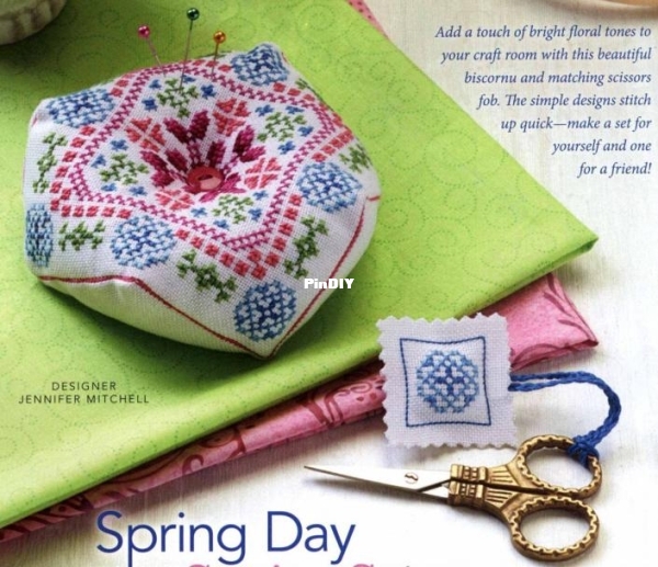 JM Spring Day Biscornu - CS&N May'14.jpg