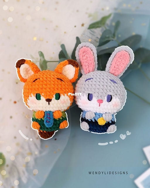 Wendy Li Designs - Judy & Nick - Zootopia - Zoomania_01.jpg