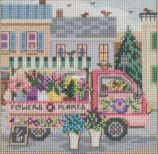 Mill Hill MH14-2614 Flower Truck.jpg