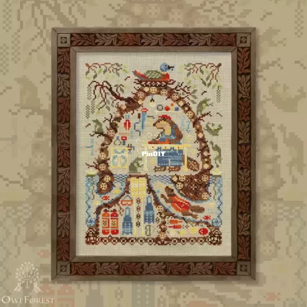 0254 - ЛДБ-Э. Forest Houses. Beavers..webp