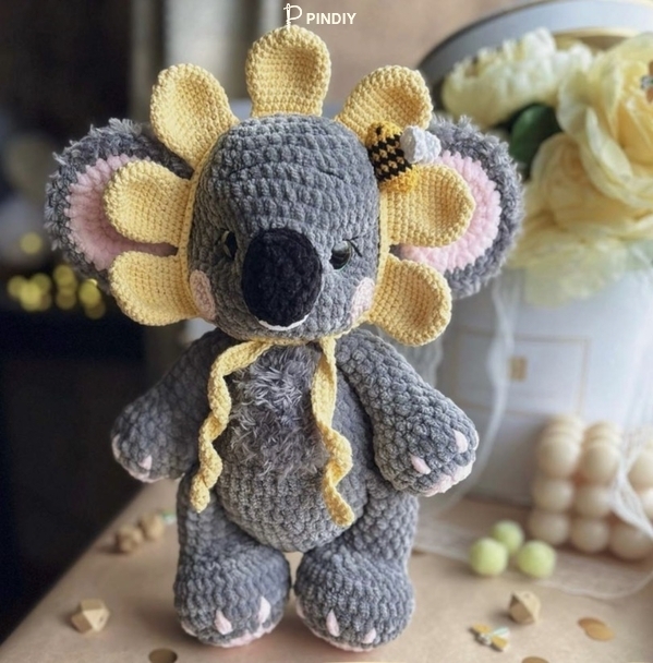 Lullaby Knitting - Svitlana Kuzyk - Flora the Koala - English