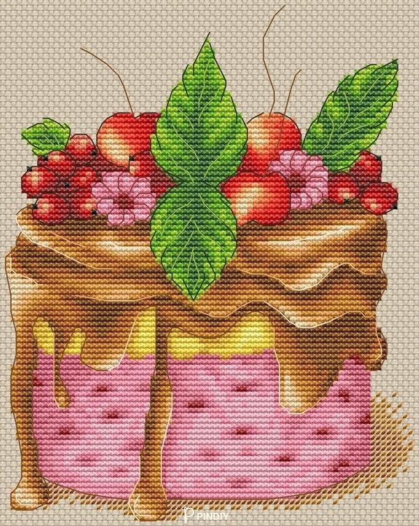 NKF Needle Kung Fu Cross Stitch - J423 Chocolate cake.jpg