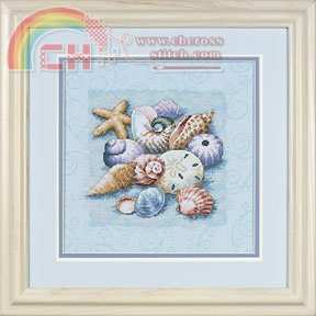dim 13725 Shells on Blue 25cm_25cm id6370.jpg