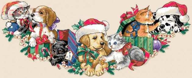 Dimensions08743 Frisky Friends Tree Skirt.jpg