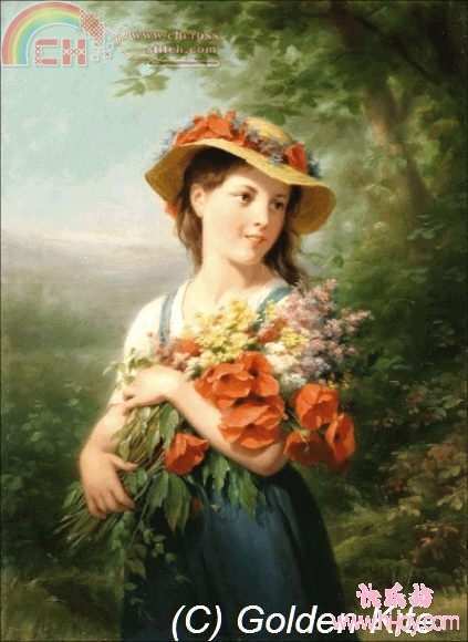 GK1447- Jeune Fille au Bouquet.jpg