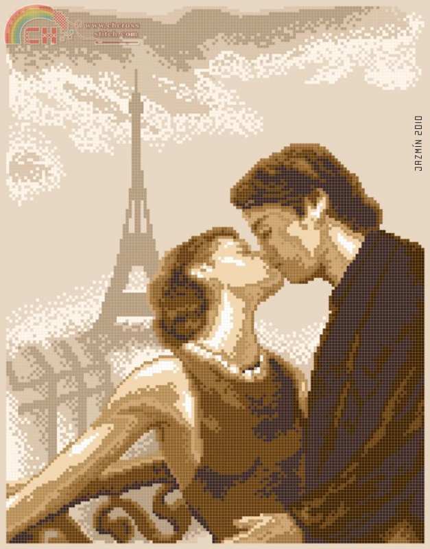 Vervaco 75206 A Paris Kiss.jpg