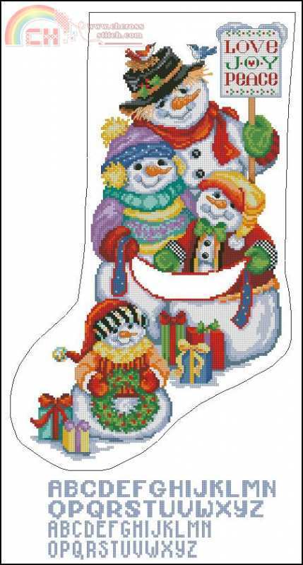 Janlynn 023-0341 Snow Folks Stocking.jpg